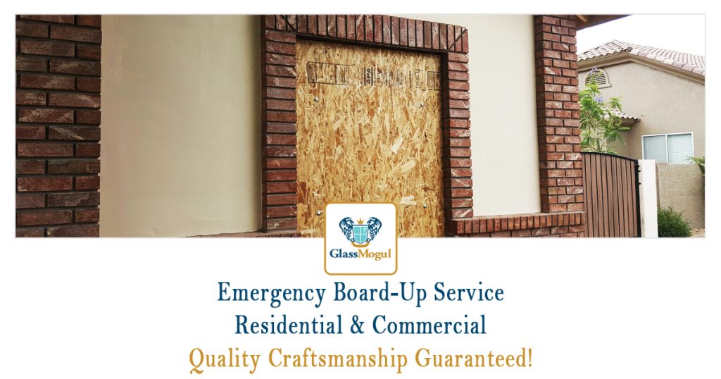 24 Hour Emergency Window and Door Boardup Services Phoenix, Arizona
